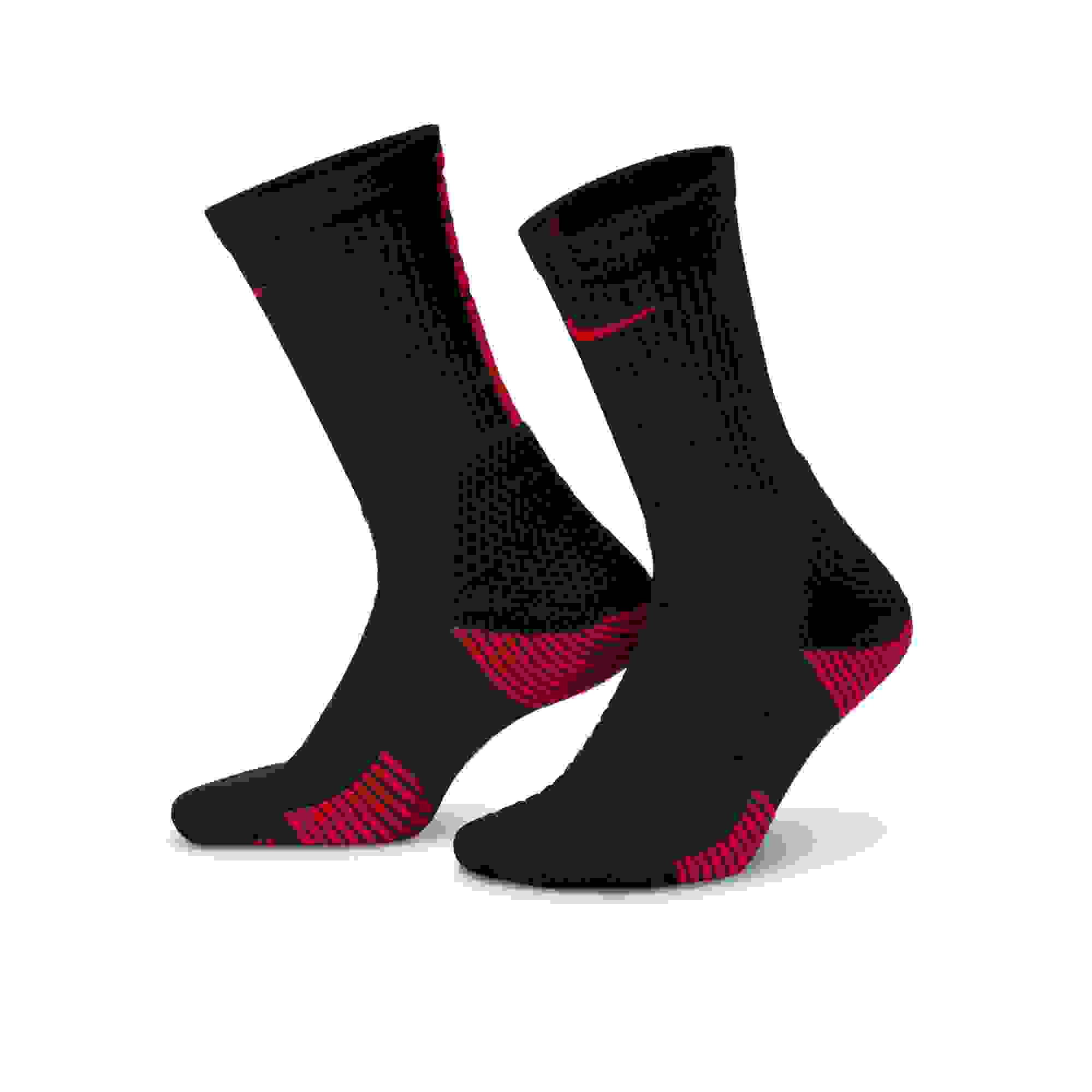 Nike Elite 2.0 Black/Red Basketball Crew Socks